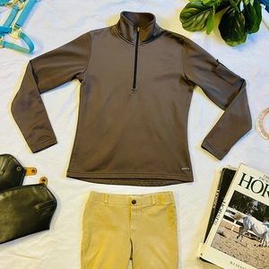 Kerrits Medium Brown Riding Shirt Fleece Inside
